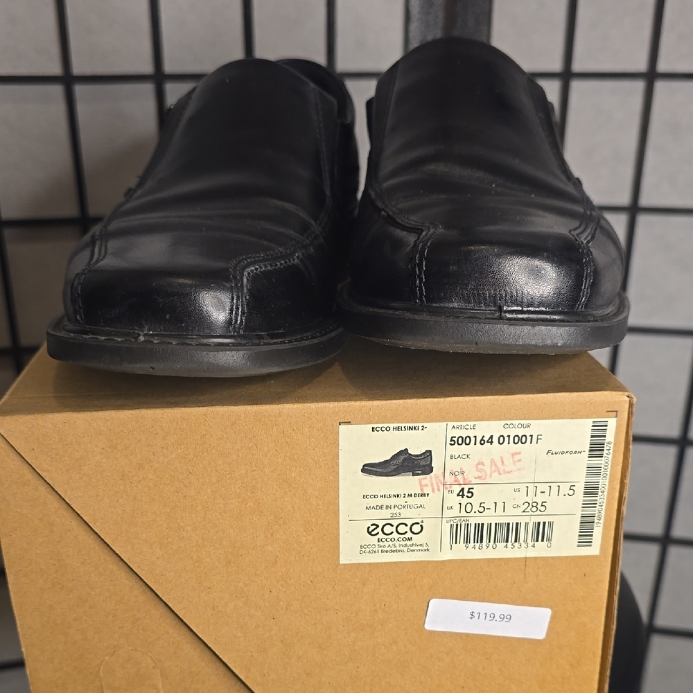 ECCO Men's Classic Black Loafers